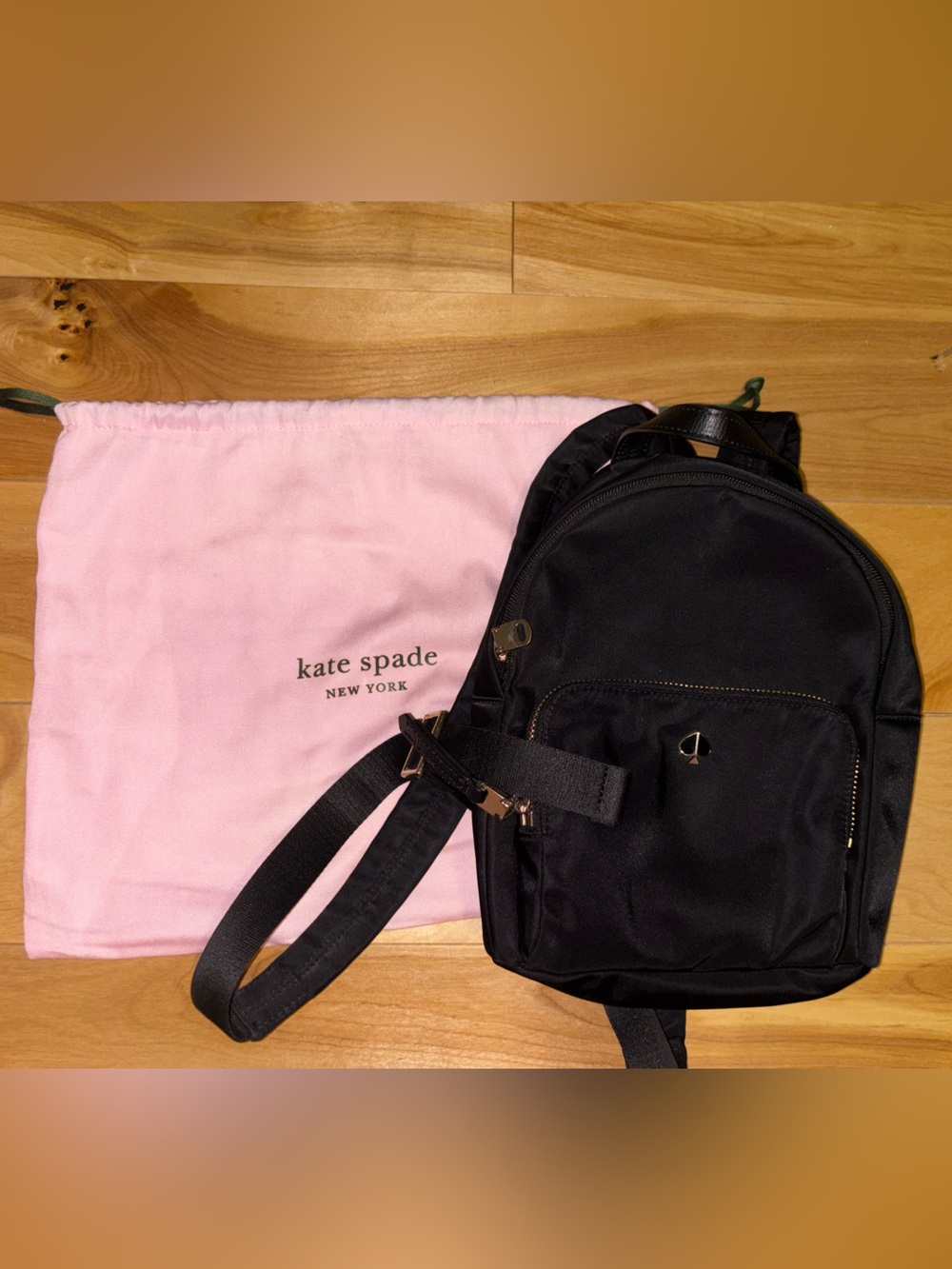kate spade Black Mini Backpack